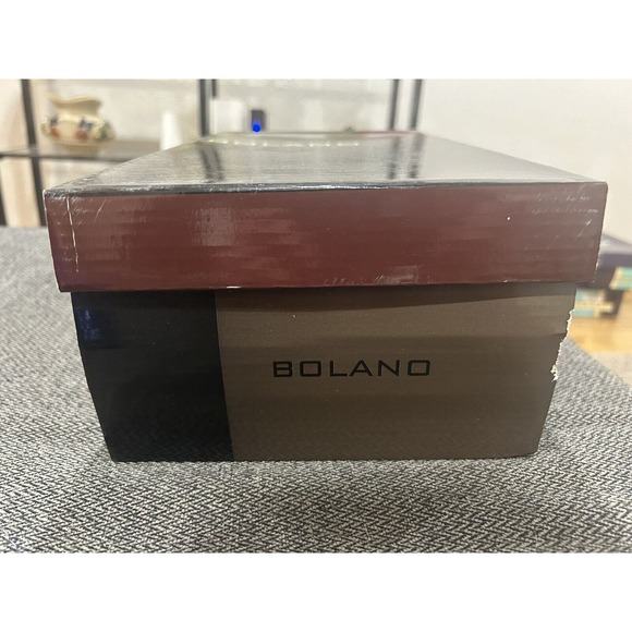 Bolano Chainz Men’s Oxford Style Dress Shoes Royal Blue Lace Up Size 12 - Picture 12 of 13